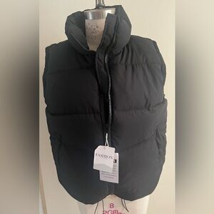 Black Puffer Vest